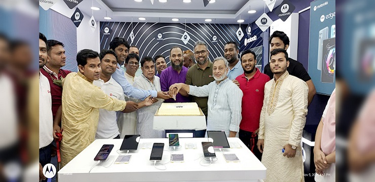 মোটোরোলার প্রথম ব্র্যান্ড শপ চট্টগ্রামে