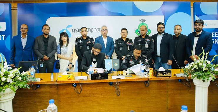 আইসিটি সুবিধার লক্ষ্যে গ্রামীণফোন এবং র‍্যাবের কর্পোরেট চুক্তি স্বাক্ষর