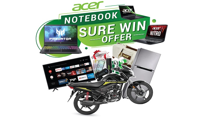 শুরু হলো দেশব্যাপী Acer নোটবুক শিওর উইন অফার