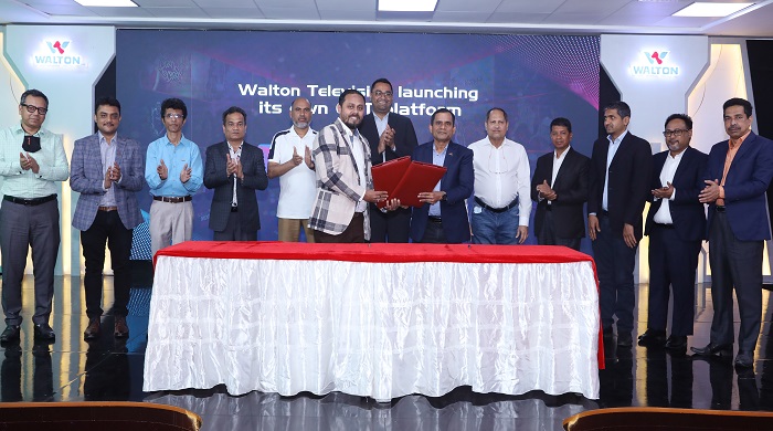 ওয়ালটন স্মার্ট টিভিতে এক্সক্লুসিভ ওটিটি  প্লাটফর্ম ‘বঙ্গওয়াল’ সংযোজন