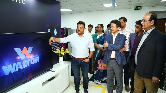ইপিবি প্রতিনিধি দল ওয়ালটন হেডকোয়ার্টার পরিদর্শন