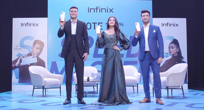 স্পিড মাস্টার নিয়ে যাত্রা শুরু করল ইনফিনিক্সের ‘নোট ১২’
