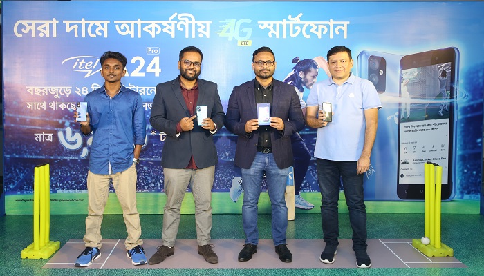 গ্রামীণফোন নিয়ে এলো ফোরজি স্মার্টফোন ‘আইটেল এ২৪ প্রো’