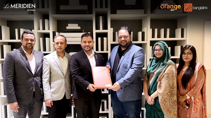 বাংলালিংক ও লে মেরিডিয়ান ঢাকা-এর মধ্যে চুক্তি
