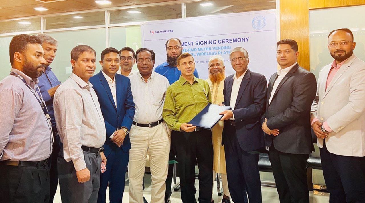 এসএসএল ওয়্যারলেস এবং বিপিডিবি এর মধ্যে চুক্তি