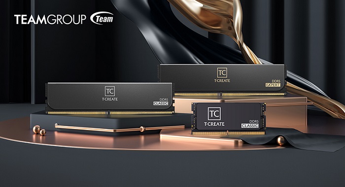 TEAMGROUP's creator series T-CREATE launches three DDR5