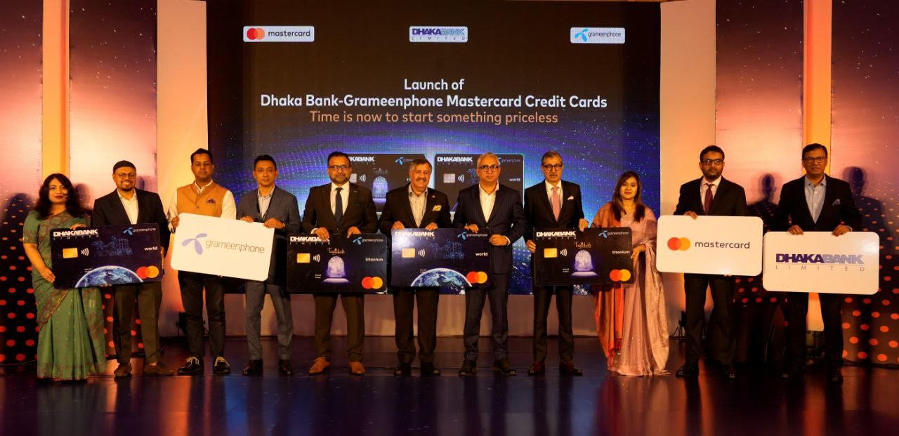লাইফস্টাইলকে সহজ করতে নতুন দু’টি ক্রেডিট কার্ড নিয়ে এলো গ্রামীণফোন, ঢাকা ব্যাংক ও মাস্টারকার্ড