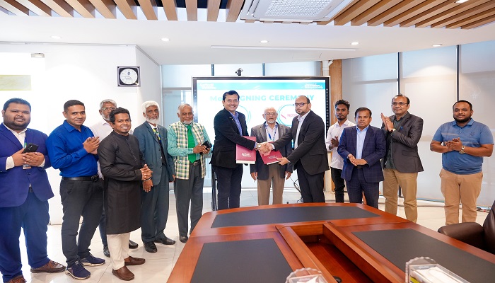 ড্যাফোডিল ফ্যামিলির সেবামূলক প্রতিষ্ঠান ‘কিওস্ক’ এর সাথে ‘ই কুরিয়ার’ এর চুক্তি