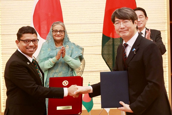 স্মার্ট বাংলাদেশ বিনির্মাণে একযোগে কাজ করবে বাংলাদেশ-জাপান: সহযোগিতা স্মারক সই
