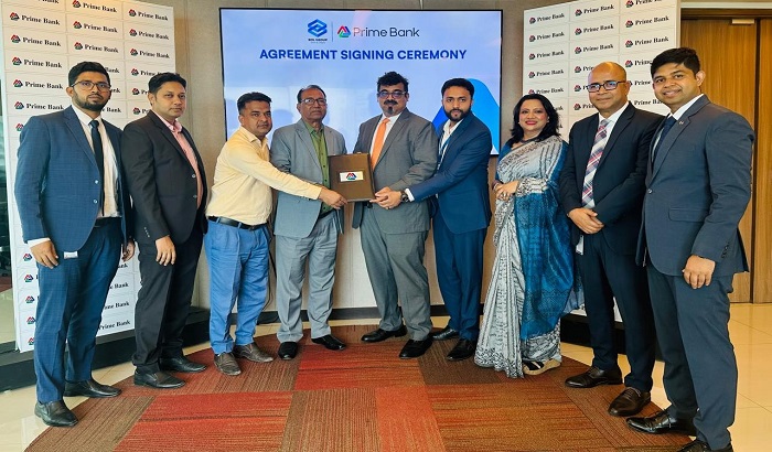 প্রাইম ব্যাংকের সাথে পেরোল ব্যাংকিং চুক্তি করলো বিএইচএল