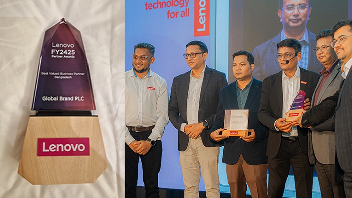 ১৩ বছরের সাফল্যের স্বীকৃতি: গ্লোবাল ব্র্যান্ড -কে লেনোভোর সম্মাননা