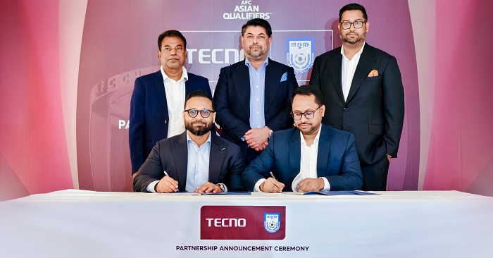 এএফসি এশিয়ান কোয়ালিফায়ারে বাংলাদেশ বনাম হংকং ম্যাচের টাইটেল স্পনসর টেকনো