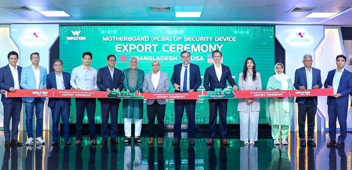 আমেরিকার সিকিউরিটি ডিভাইসের মাদারবোর্ড (পিসিবিএ) রপ্তানি করছে ওয়ালটন