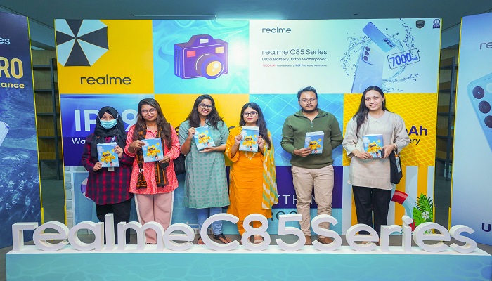 রিয়েলমি সি৮৫-এর অ্যাক্টিভেশন ক্যাম্পেইনে দেখানো হলো নেক্সট-লেভেল ডিউরেবিলিটি